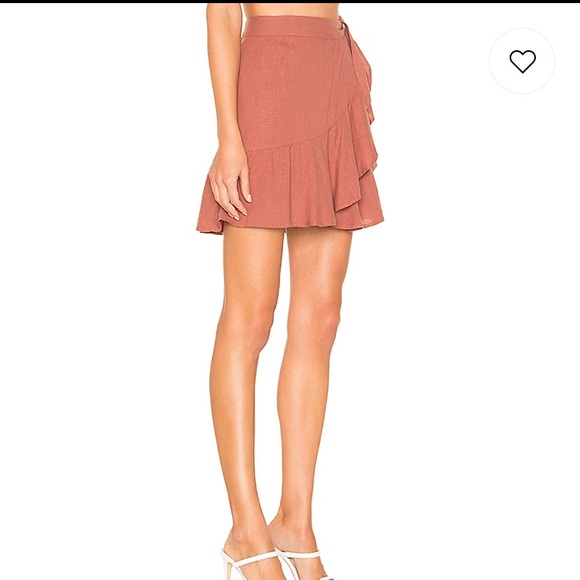 Free People Wrap Tie Ruffle Skirt - Picture 3 of 5